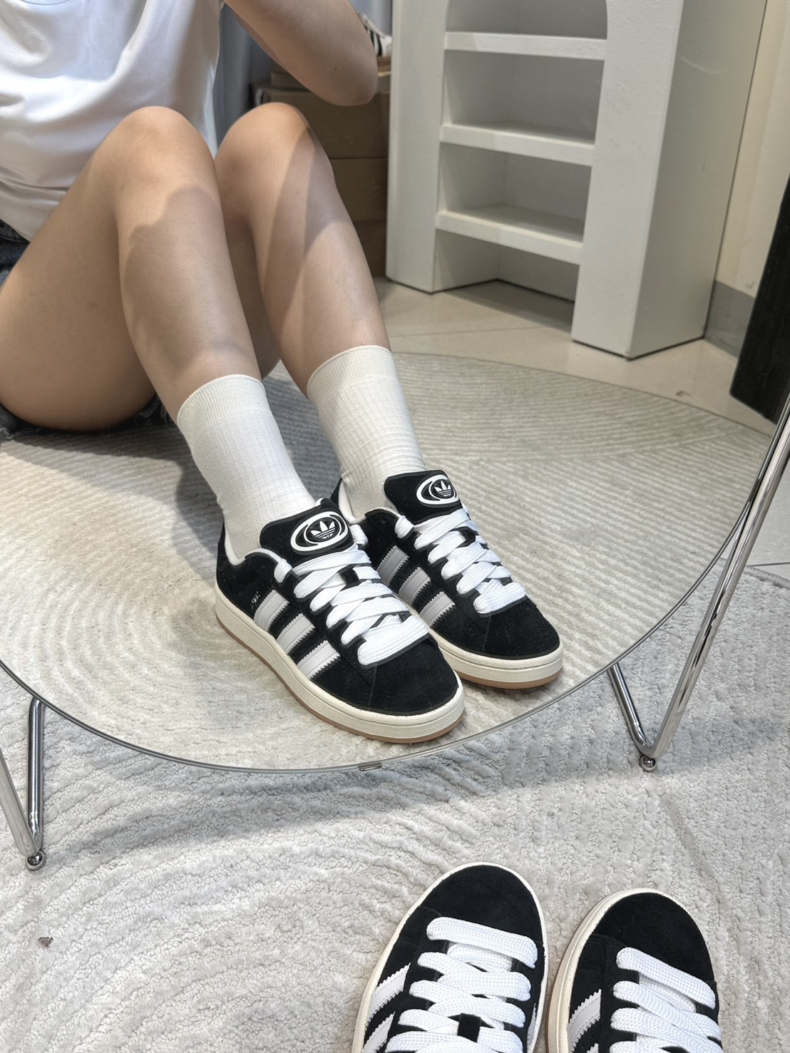 ADIDAS CAMPUS  LISA同款 三葉草麵包鞋