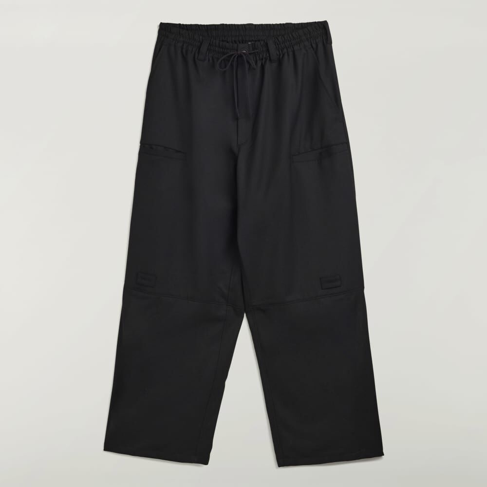 【 Y-3 RW CUFFED PANT 結構輪廓長褲 - 黑 】