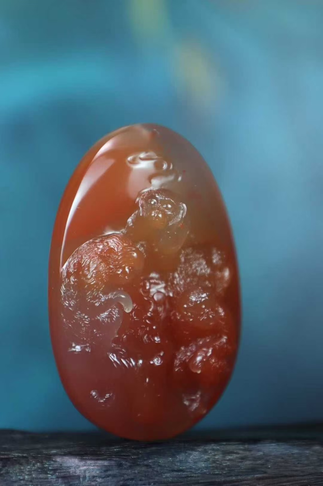 104224 南紅四不猴