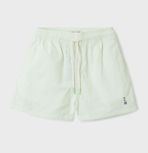[K] WHO.A.U Steve Seersucker Shorts(Se, (40)Green, WHTHF2512F40 (KWAU224)