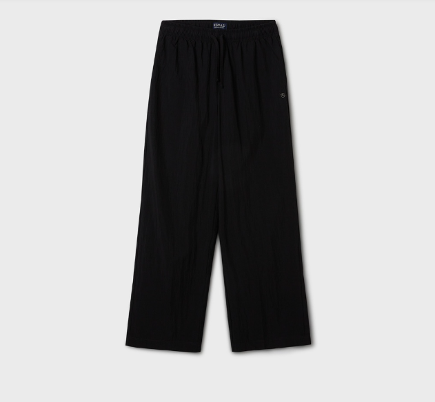 [K] WHO.A.U Rayon Nylon Wide Pants(F), (19)Black, WHTAF2531F19 (KWAU219)