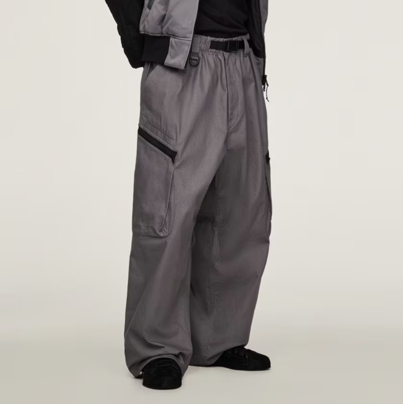【 Y-3 UT TWILL CARGO PANTS 機能工裝長褲 - 花崗深灰 】