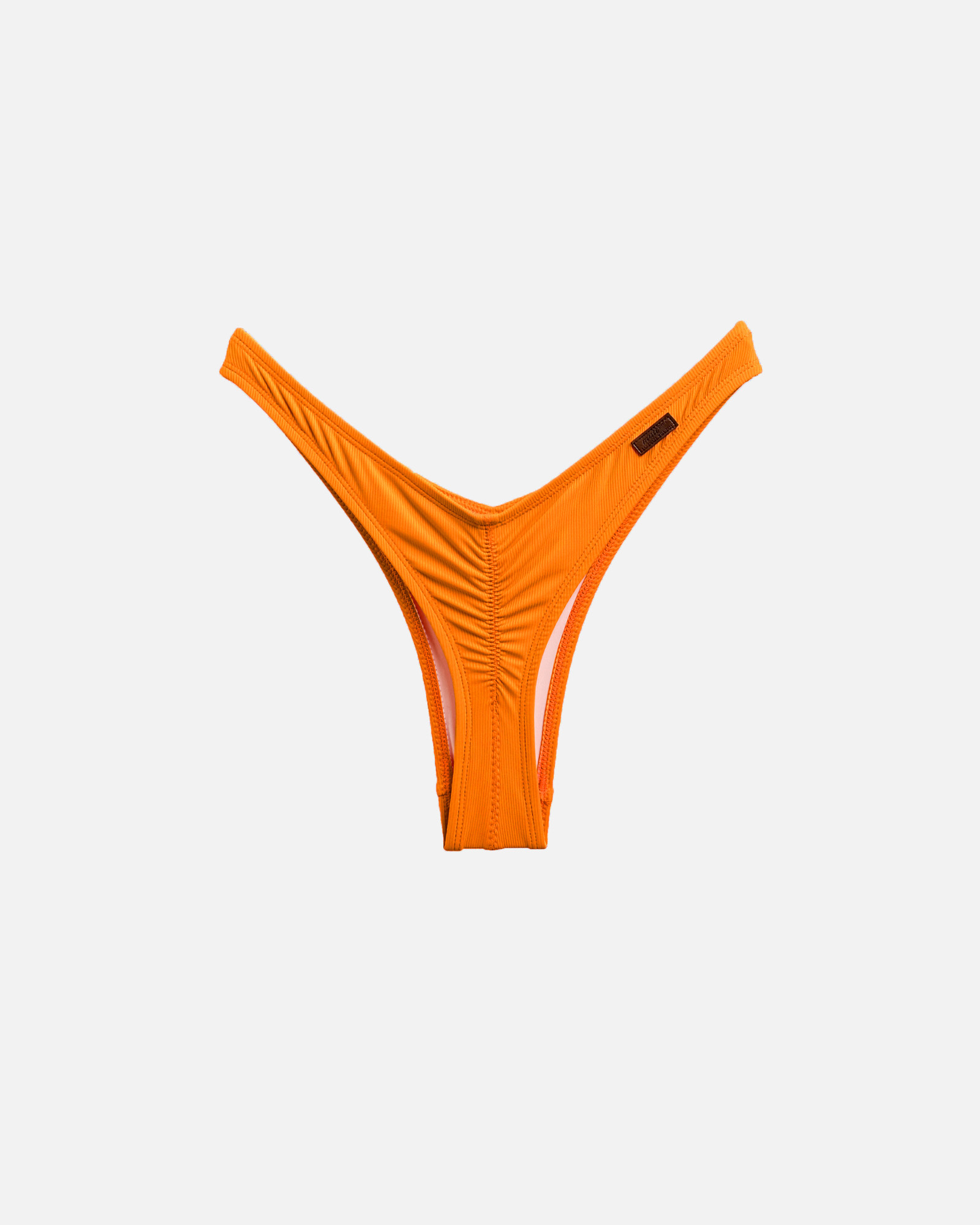 【羅紋桔子橘】VEW 海鷗丁字泳褲