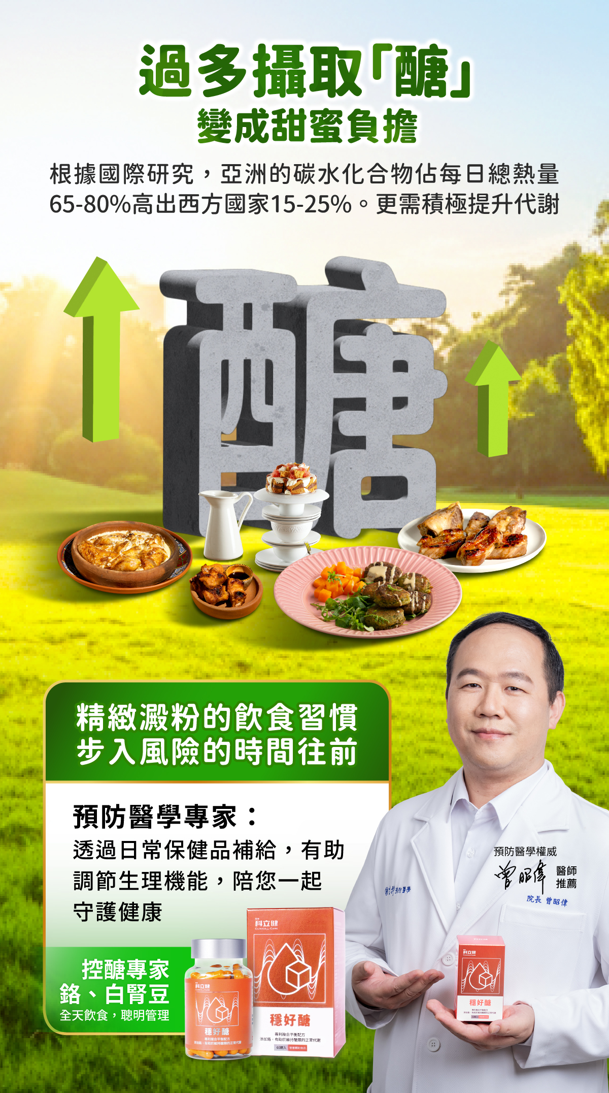 科立健clinicocare穩好醣,促進醣類代謝,穩醣,控醣,抗醣,穩定數值