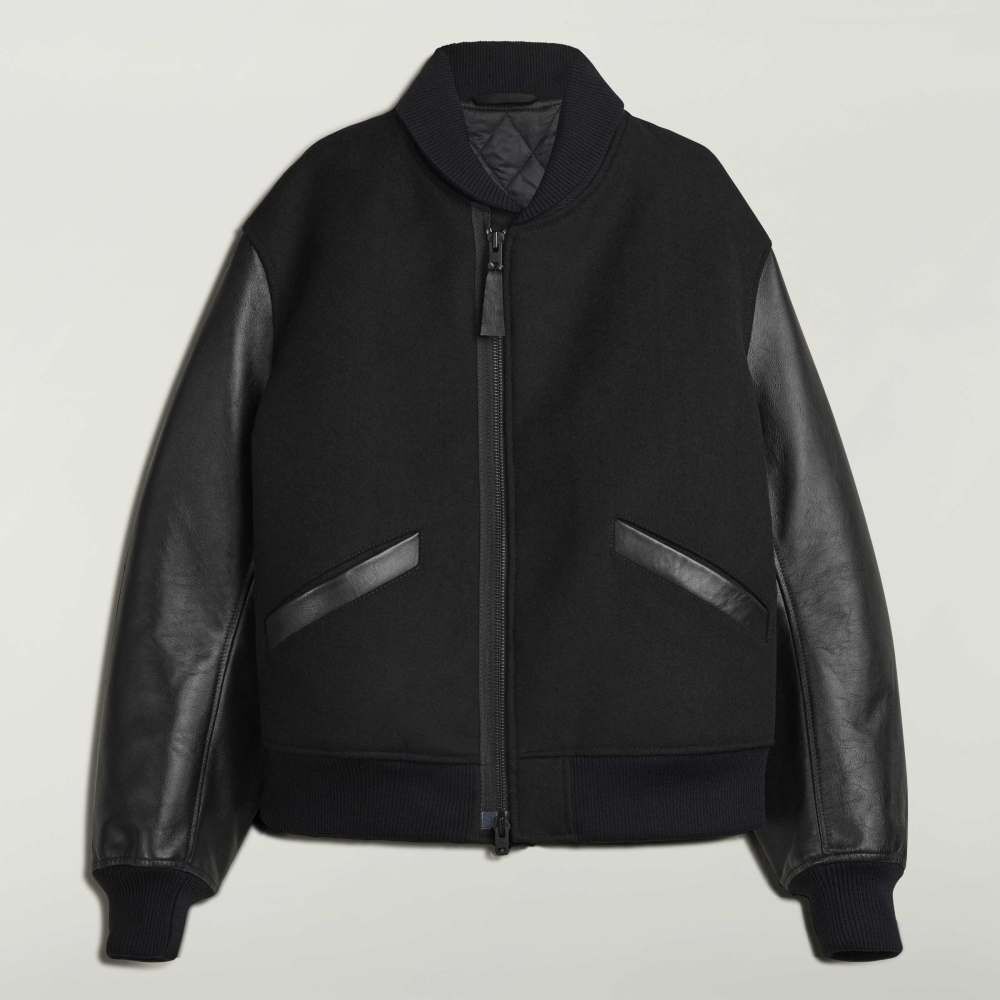 【 Y-3 LETTERMAN JACKET 日式墨染棒球外套 - 黑 】