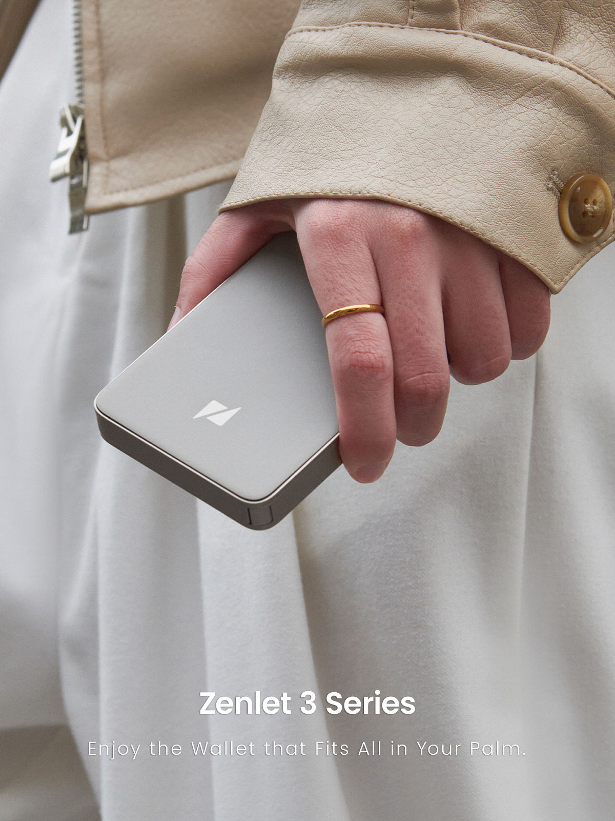 Zenlet 3 Plus（スペースグレー）+ MagSafeパネル スマート・ウォレットZenlet 3〜コンパクト&ミニマルな次世代の