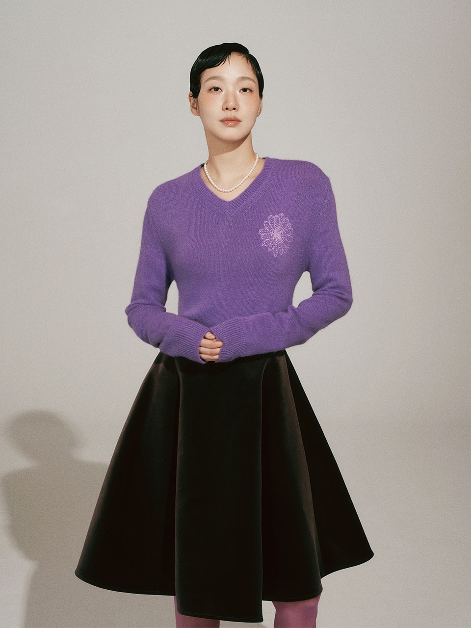 Mardi Mercredi RACCOON BLENDED V NECK