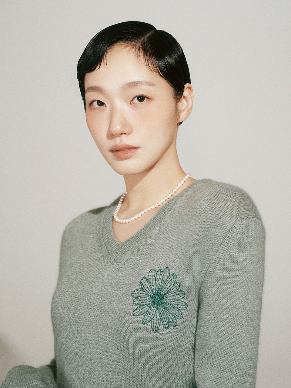 Mardi Mercredi RACCOON BLENDED V NECK