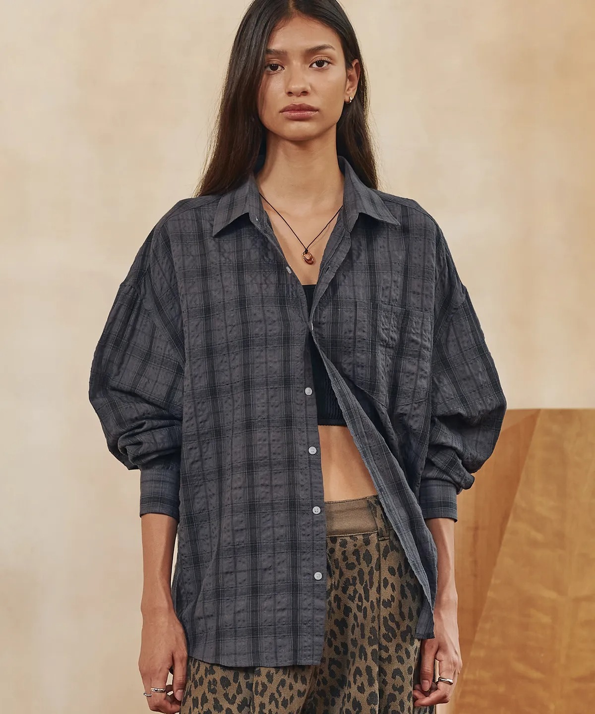 BITTER CELLS Abigail Check Shirt