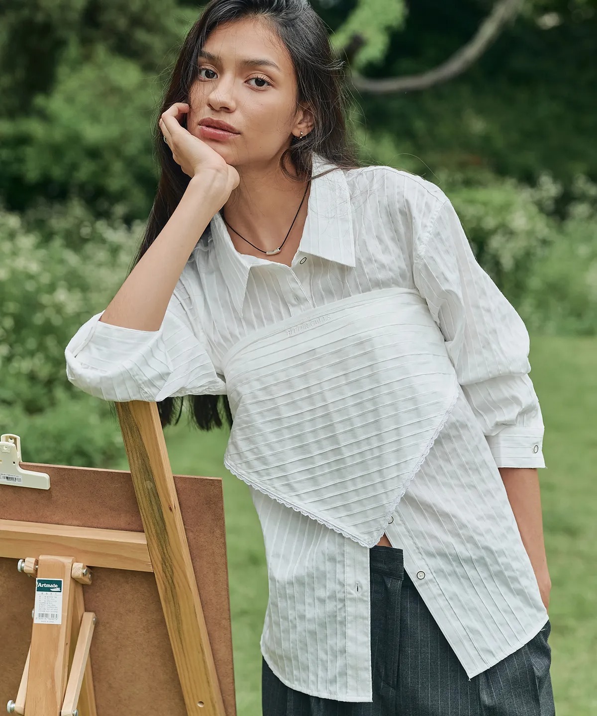 BITTER CELLS Iris Shirt & Bonnet Set