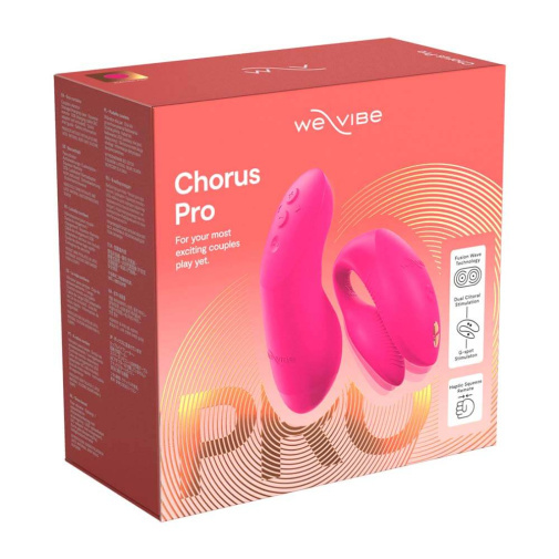 We-Vibe Chorus Pro Clitoral & G-Spot Couples Vibrator - Electric Pink