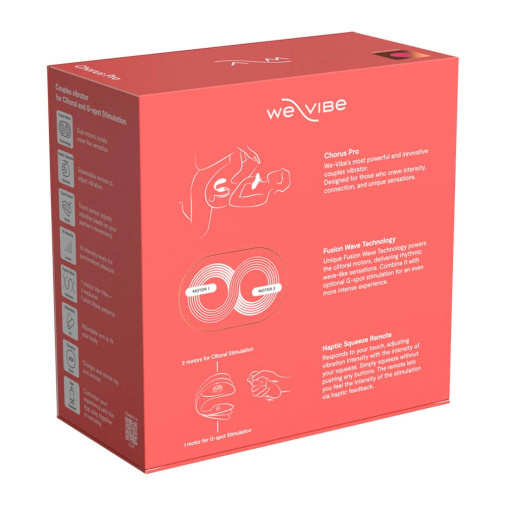We-Vibe Chorus Pro Clitoral & G-Spot Couples Vibrator - Electric Pink
