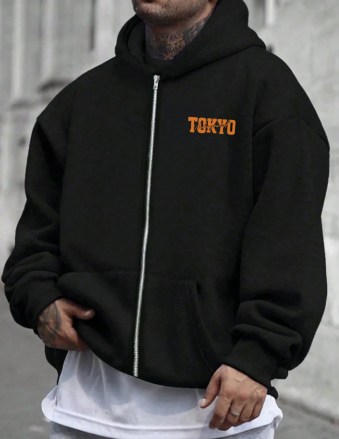 KADMAX大尺碼-東京超跑連帽外套