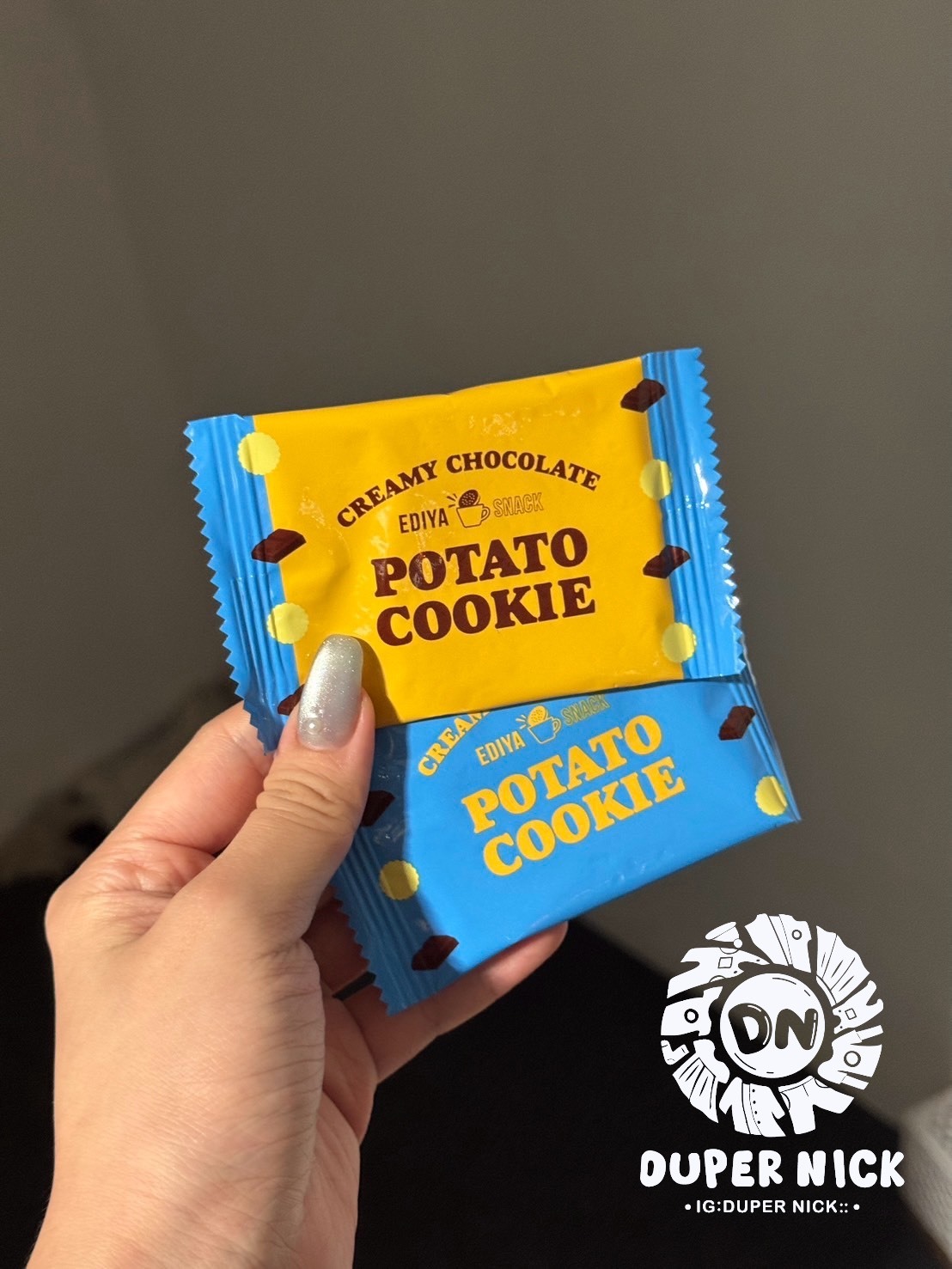 韓國連線 - POTATO COOKIE 馬鈴薯巧克力夾心餅(現貨)