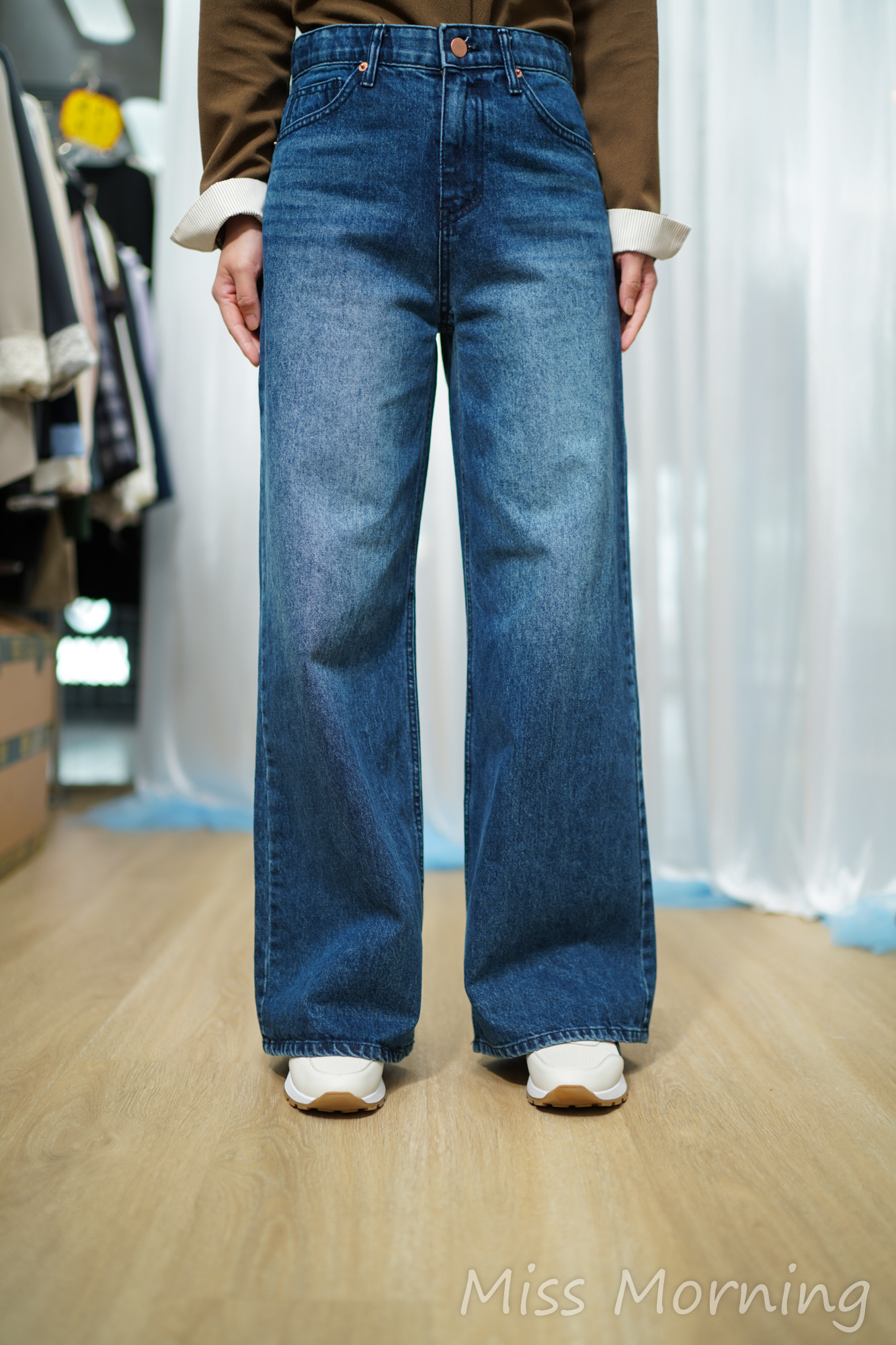 靚洗水牛仔褲(34032)