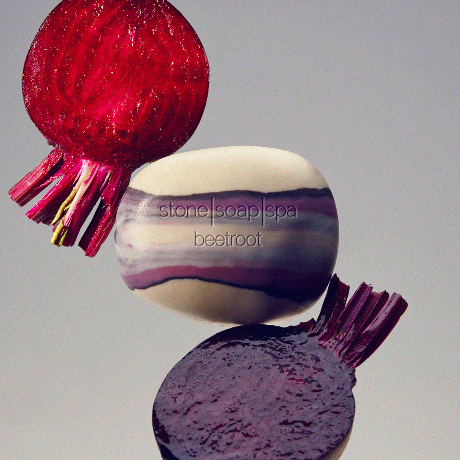 Stone soap spa 鵝卵石香氛輕柔磨砂皂＿暮山紫沉