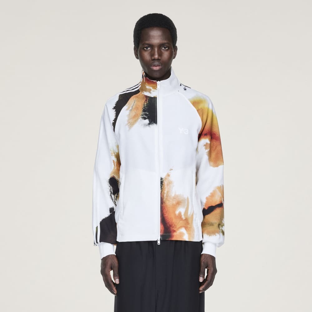 【 Y-3 AOP TRACK TOP 3S T 琥珀流光外套 - 白 】