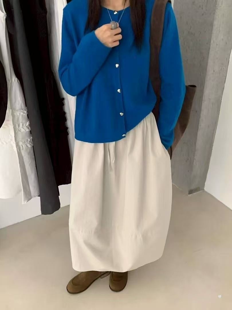 191 立體愛心釦針織外套