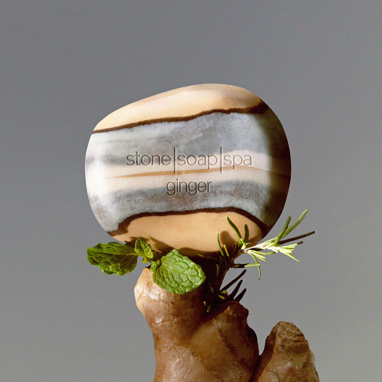 Stone soap spa 鵝卵石香氛輕柔磨砂皂＿清野循香