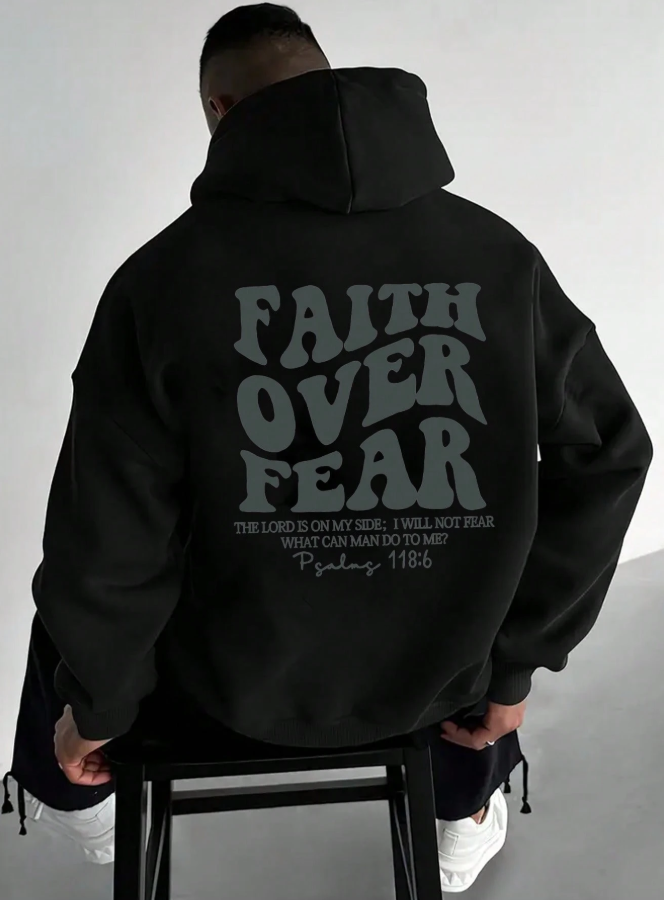 KADMAX大尺碼-氣泡字體連帽外套〈KSMS2545〉