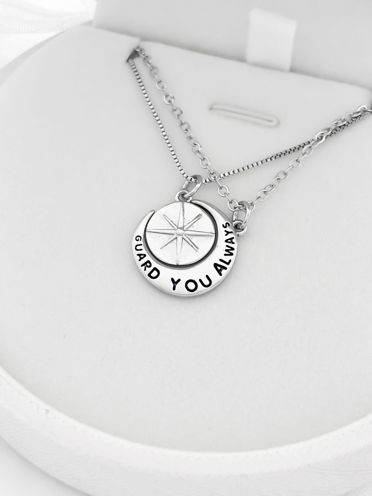 「永遠守護你」 情侶項鏈💍 免費刻字✒️