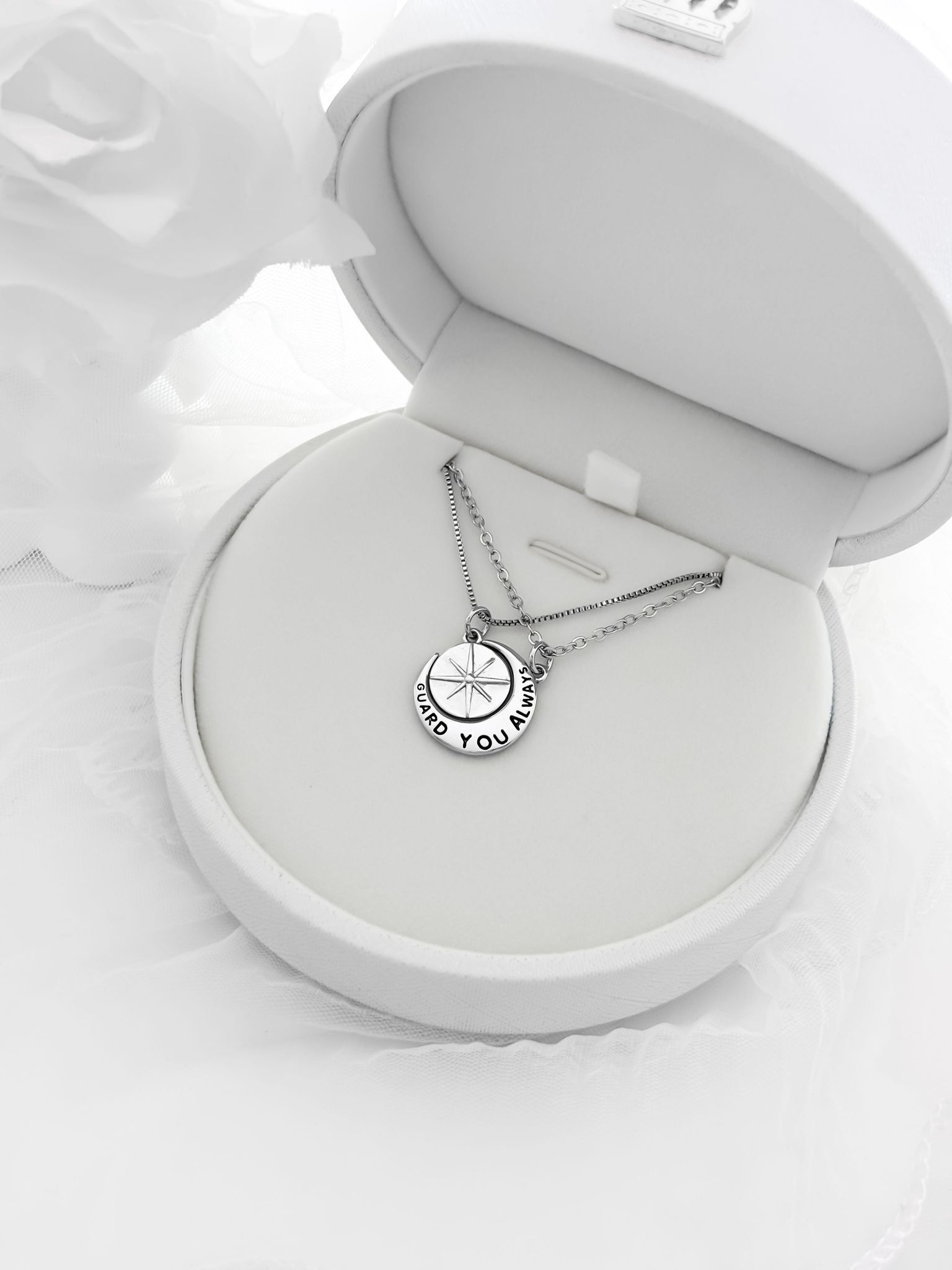 「永遠守護你」 情侶項鏈💍 免費刻字✒️