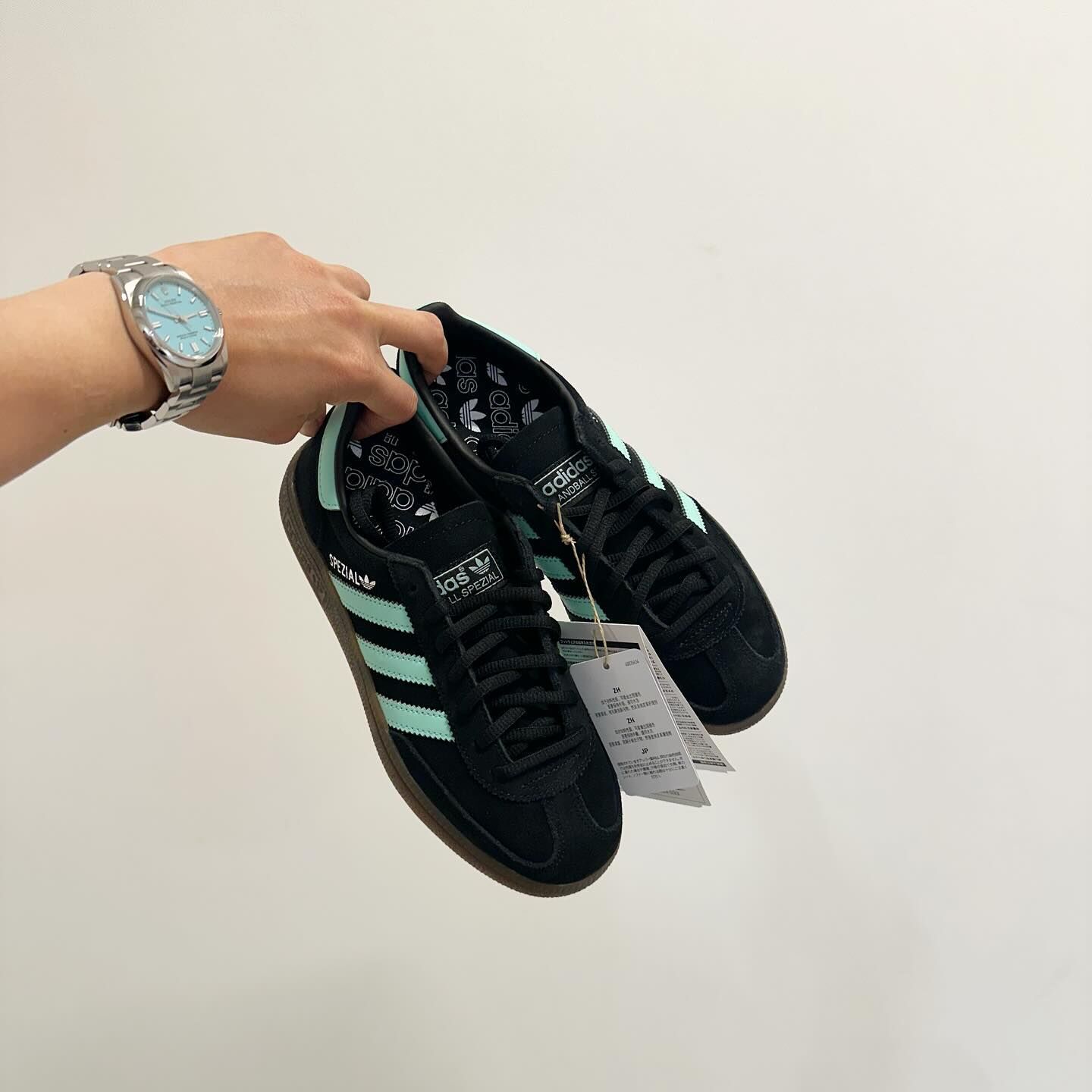 Adidas Originals Handball Spezial 日本新款 蒂芬妮綠 黑色 復古 德訓鞋 IH7491
