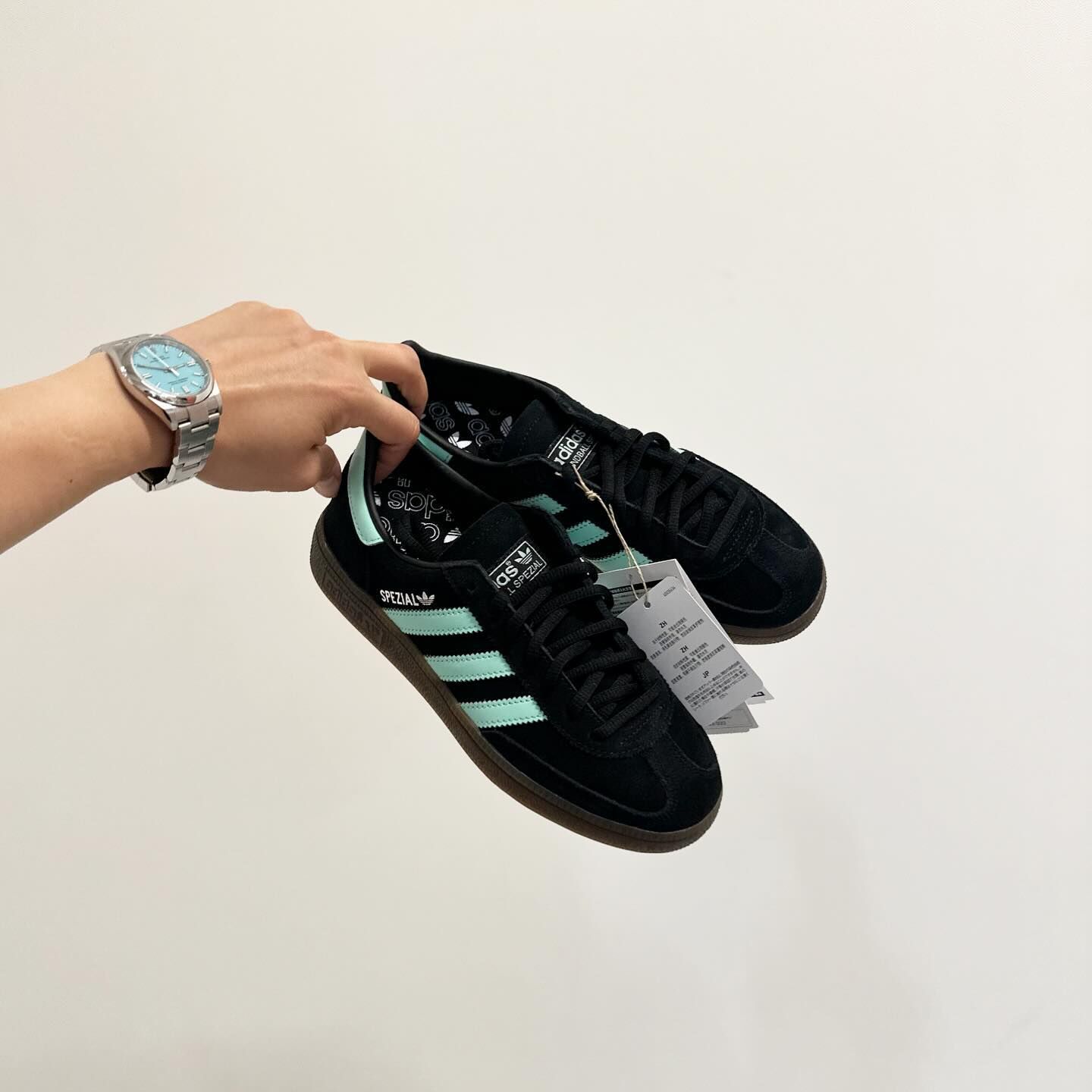 Adidas Originals Handball Spezial 日本新款 蒂芬妮綠 黑色 復古 德訓鞋 IH7491