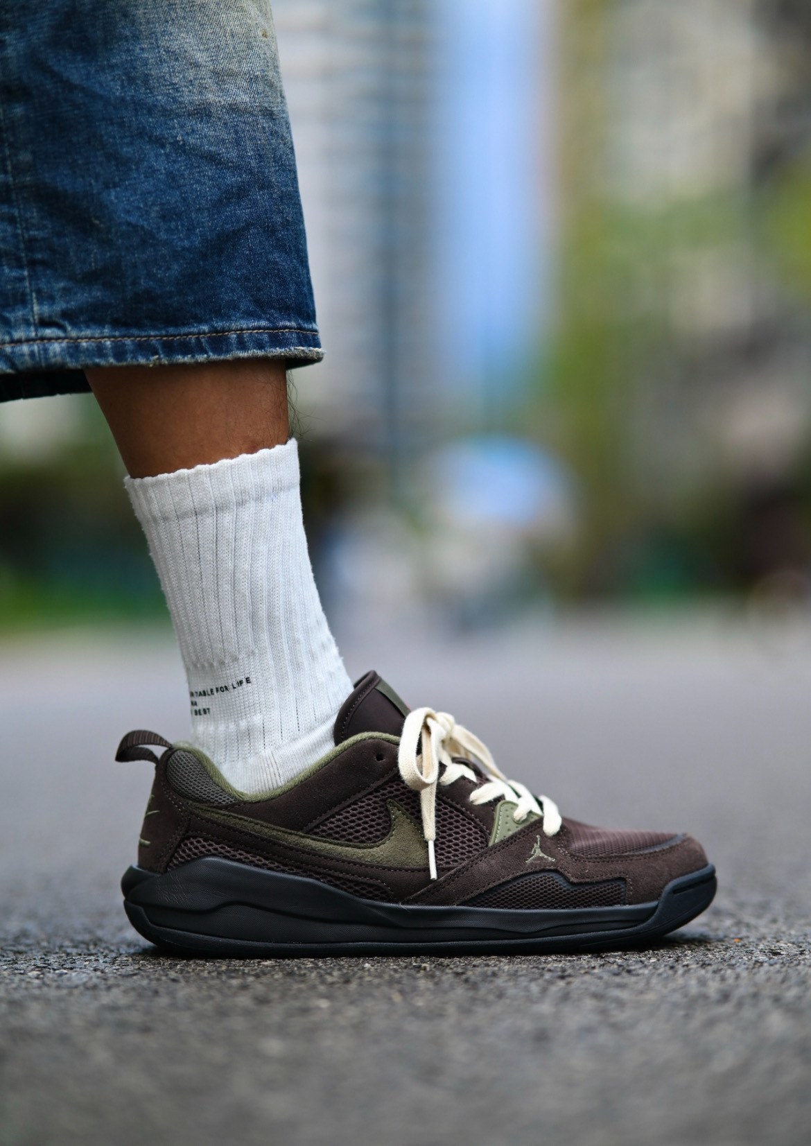 男鞋 NIKE JORDAN CMFT ERA 咖綠 透氣 網眼 緩震 麂皮 休閒 運動鞋【HJ6777-200】