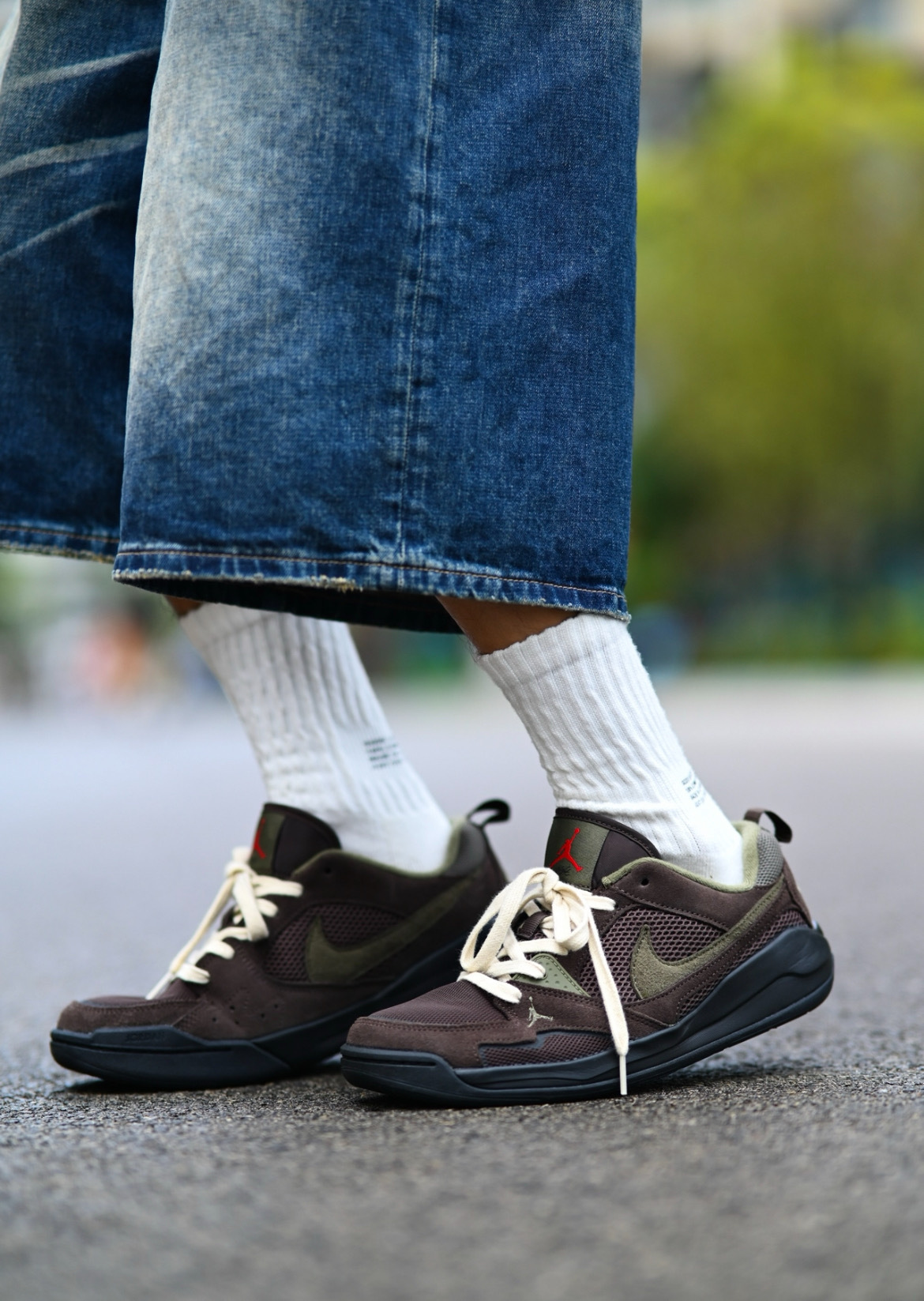 男鞋 NIKE JORDAN CMFT ERA 咖綠 透氣 網眼 緩震 麂皮 休閒 運動鞋【HJ6777-200】