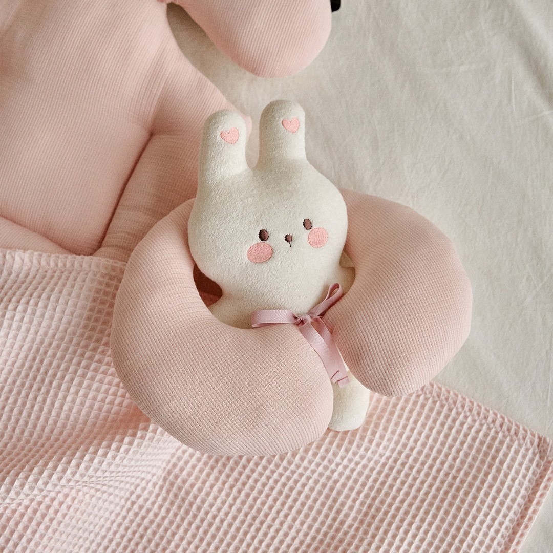 25F/W DTD簡約純色嬰兒車坐墊&頸枕