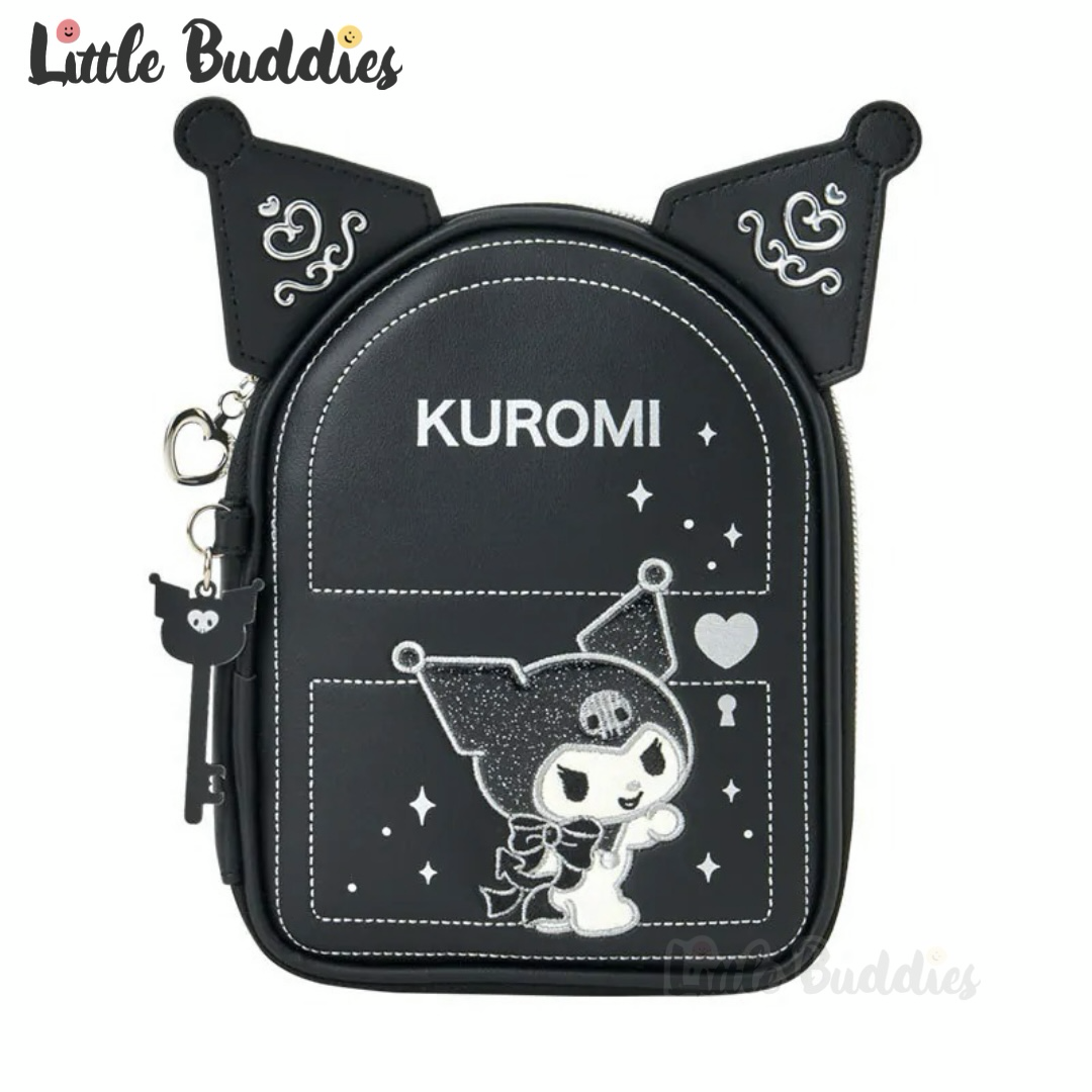 日本 Sanrio Kuromi 20周年鎖匙設計系列 - 門形多用途袋