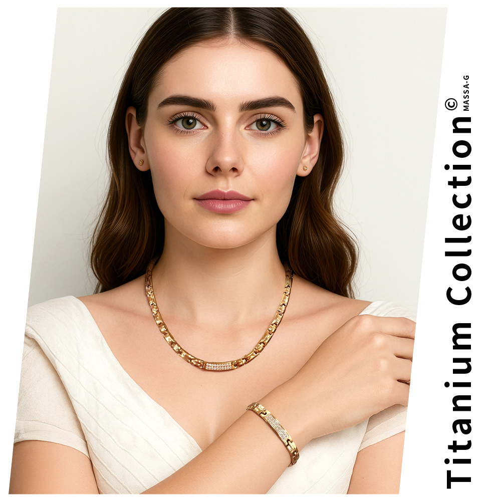 MASSA-G【Phoibe芙碧女神】純鈦能量項鍊(全金屬鍺25顆)