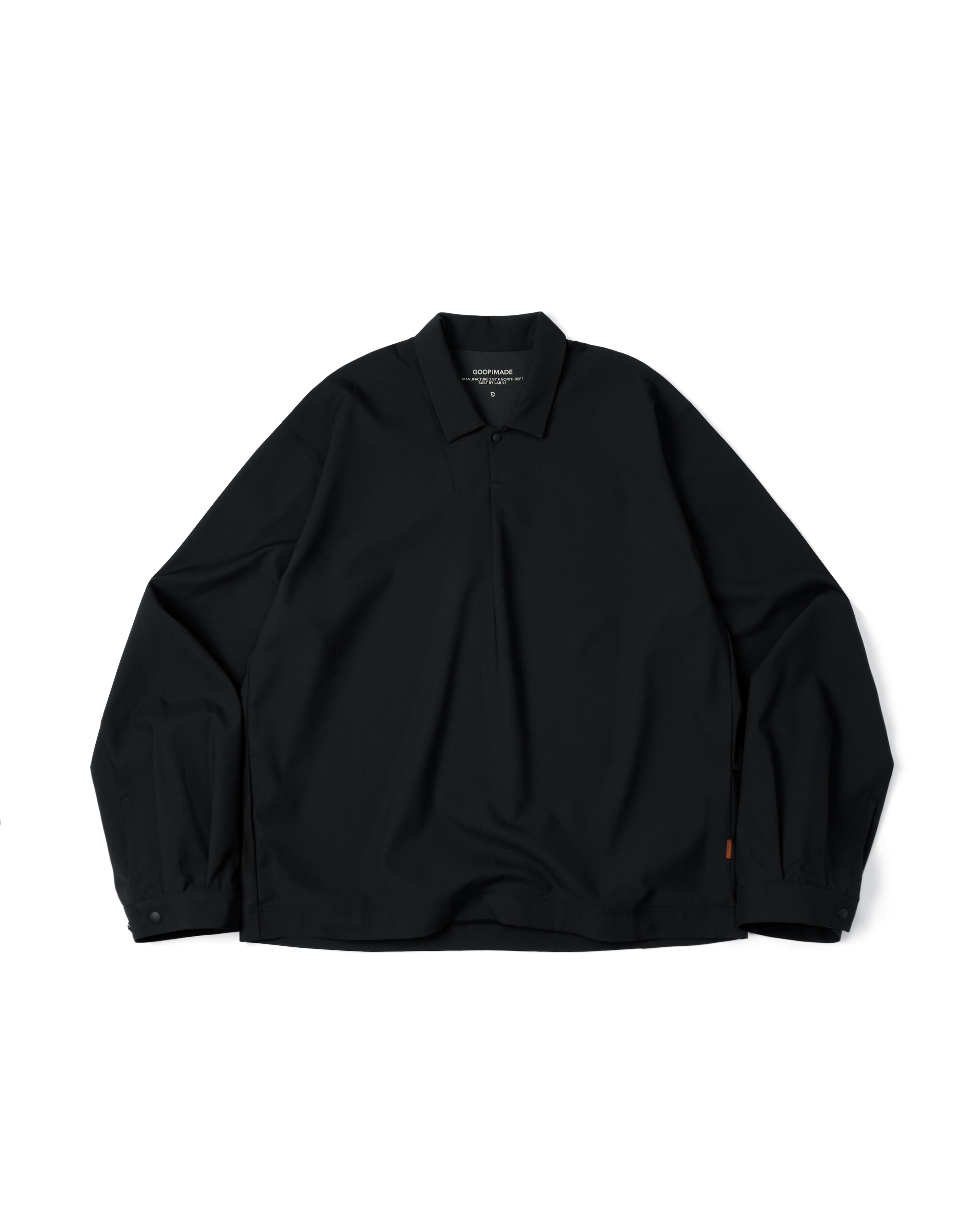 GOOPiMADE Collar-9 Core Tech L/S Polo Shirt - Shadow