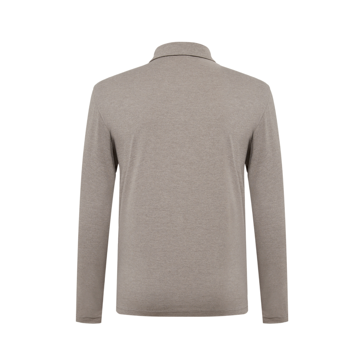 【EIDER】男長袖Polo上衣/25EDMU25282-[灰駝、霧灰]