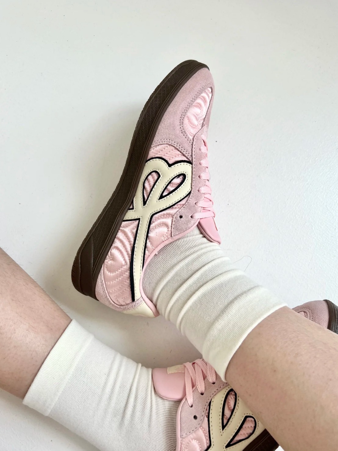 HBD 小花鞋 限定配色 愛心絲綢粉