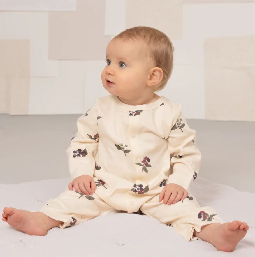 STUDIO BOHEME PARIS 莓果棉質連身衣 Combinaison Ben-Ecru mûres