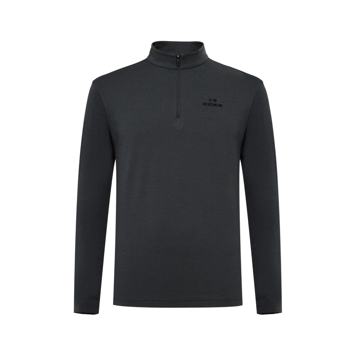 【EIDER】男立領拉鍊長袖上衣/25EDMU25281-[碳灰、灰駝、霧灰]