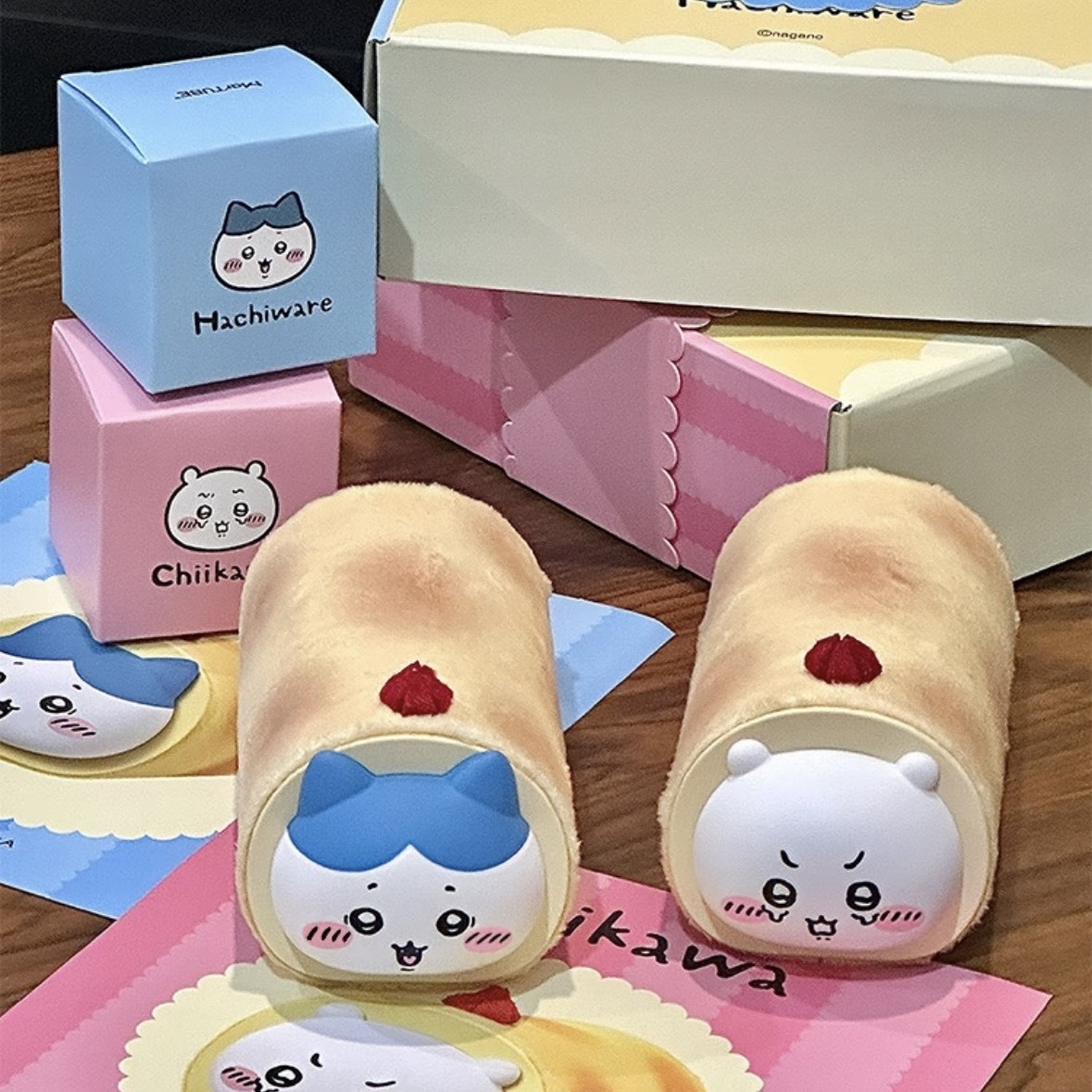 iSNEAKERS｜Chiikawa 吉伊卡哇 蛋糕捲 暖手寶 充電式暖暖包 兩款