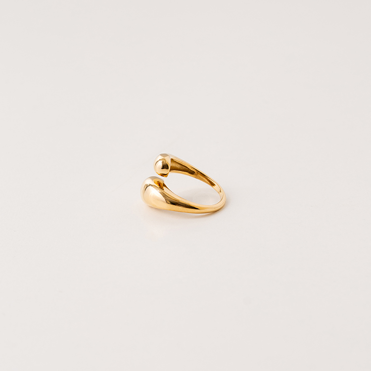 miramira純映｜流光弧線戒指A0667-金61367