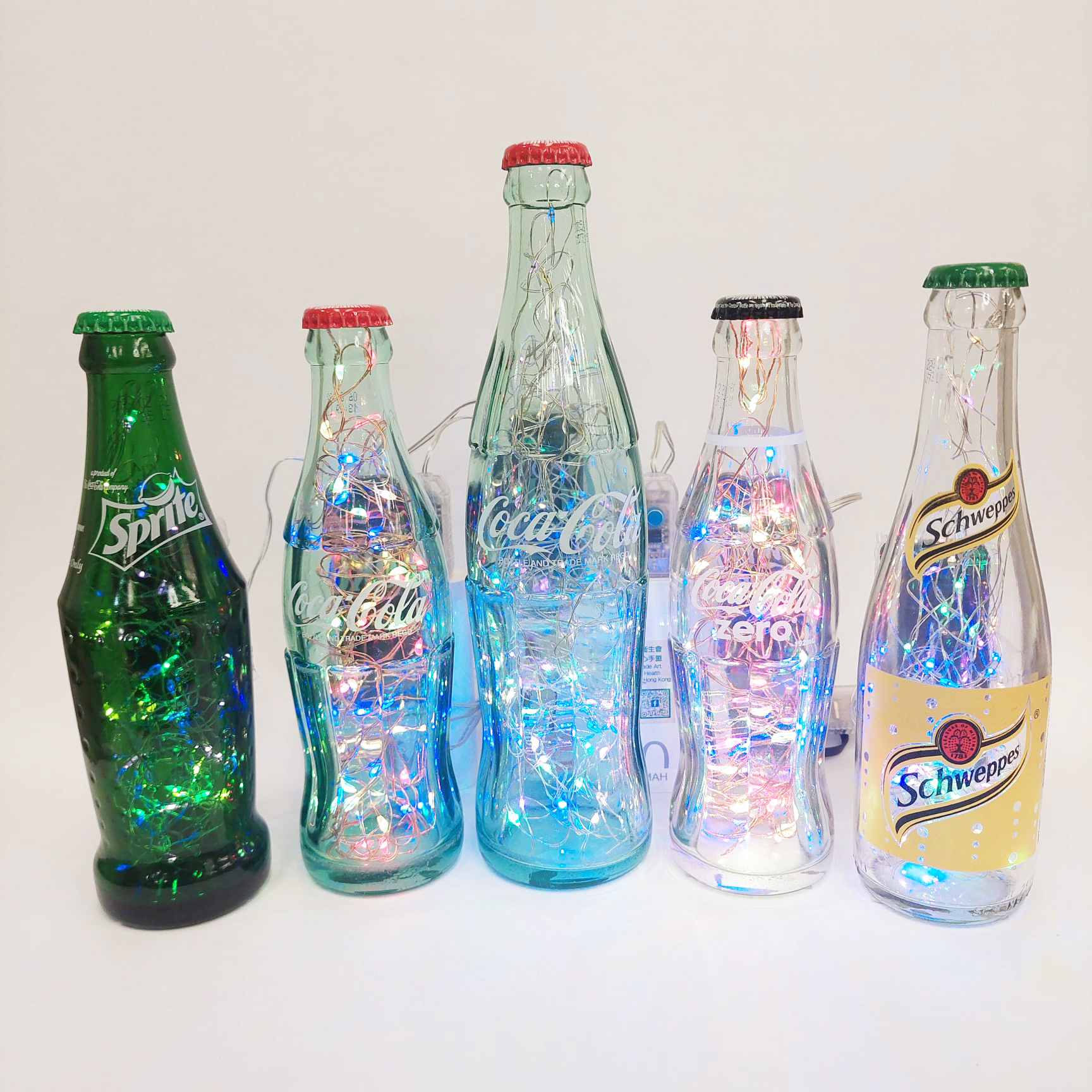 懷舊汽水玻璃樽燈