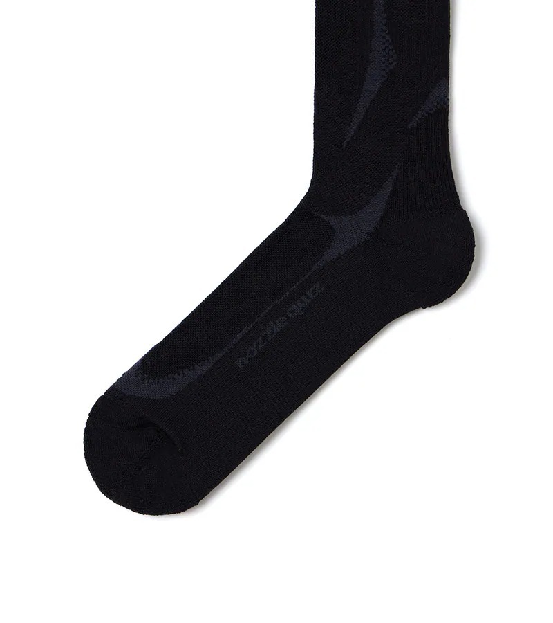 NOZZLE QUIZ |Tactel® Slash Socks 中高筒休閒襪"燼墨"