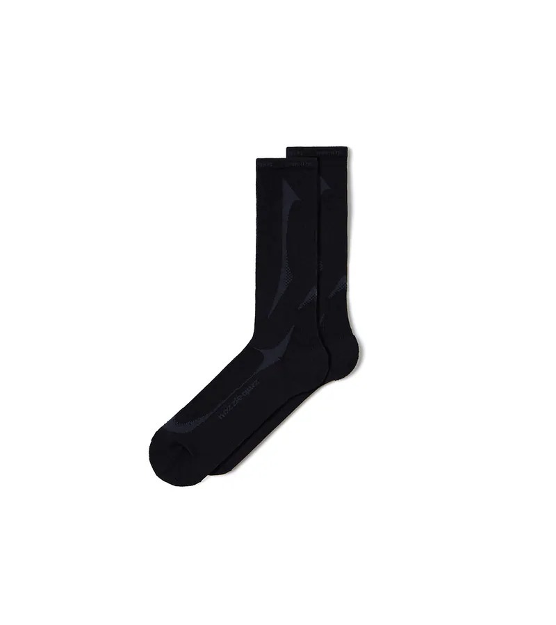 NOZZLE QUIZ |Tactel® Slash Socks 中高筒休閒襪"燼墨"