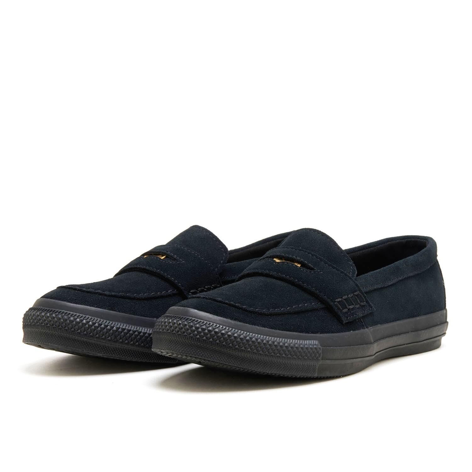 Converse All Star Coinloafe SU 日本限定 黑色 麂皮 錢幣 男女 樂福鞋 31316671