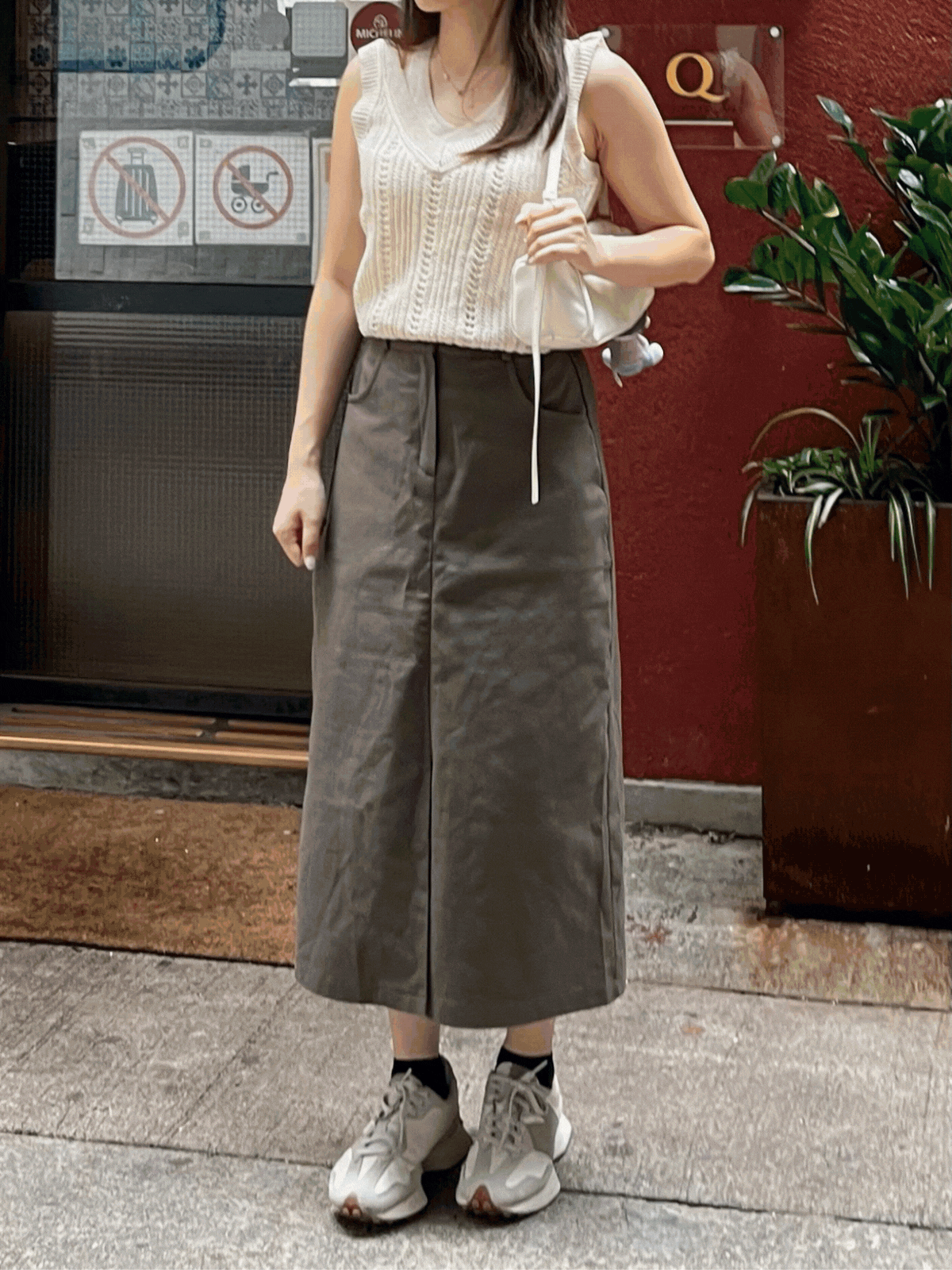 《KR》小個子ok! 四季適合直身中長裙