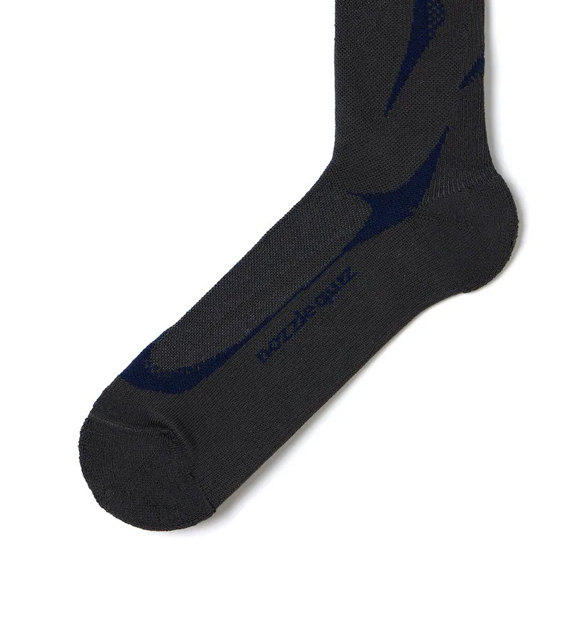 NOZZLE QUIZ |Tactel® Slash Socks 中高筒休閒襪"燼鐵"