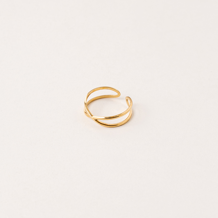 miramira純映｜雙環流線戒指A1083-金26417