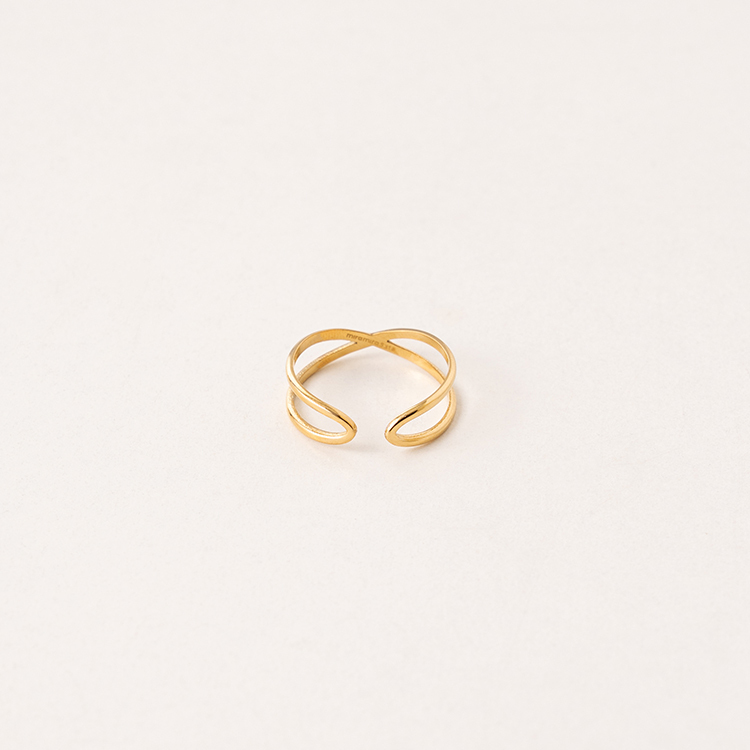 miramira純映｜雙環流線戒指A1083-金26417