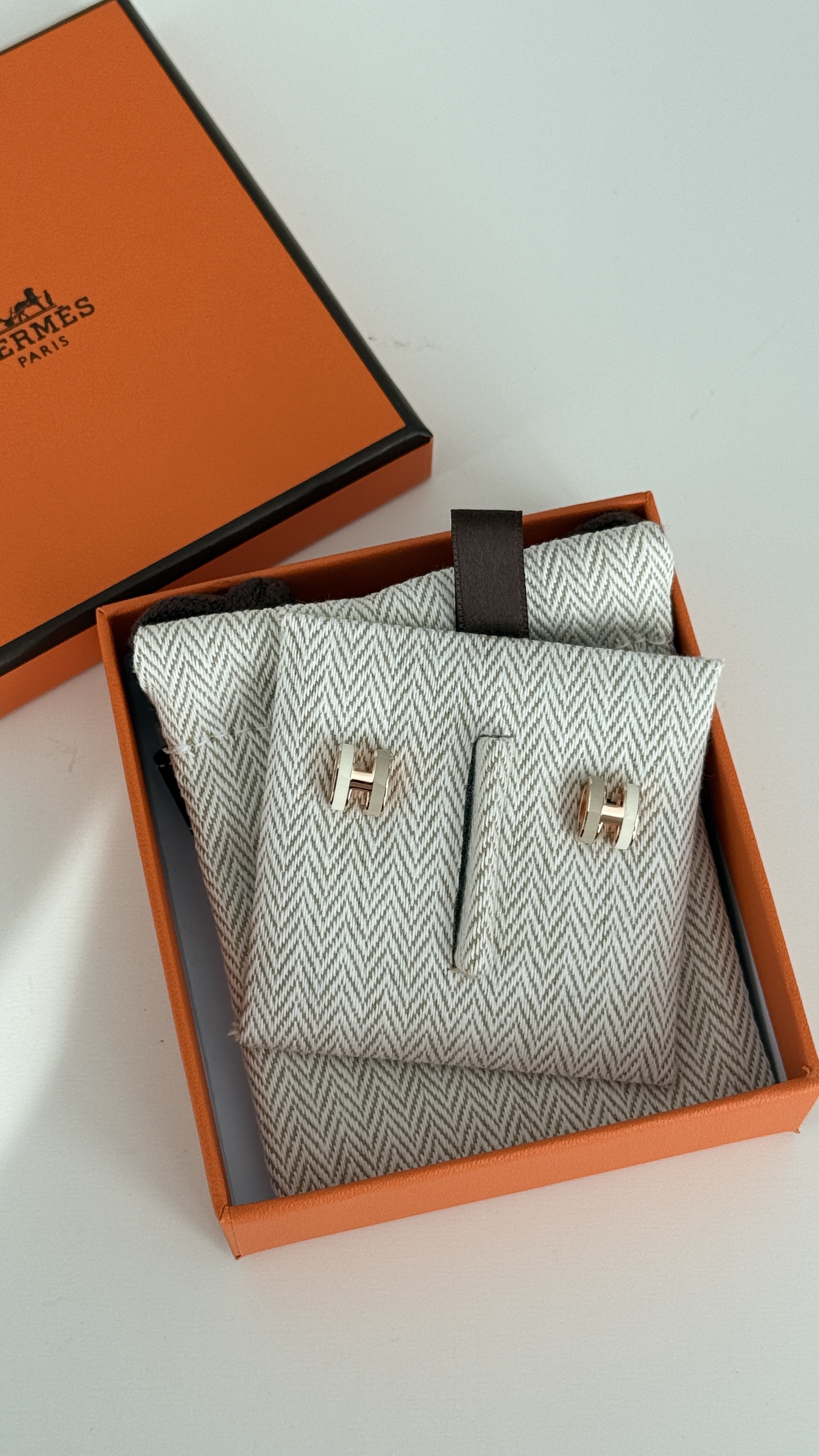 Hermes mini pop h earrings