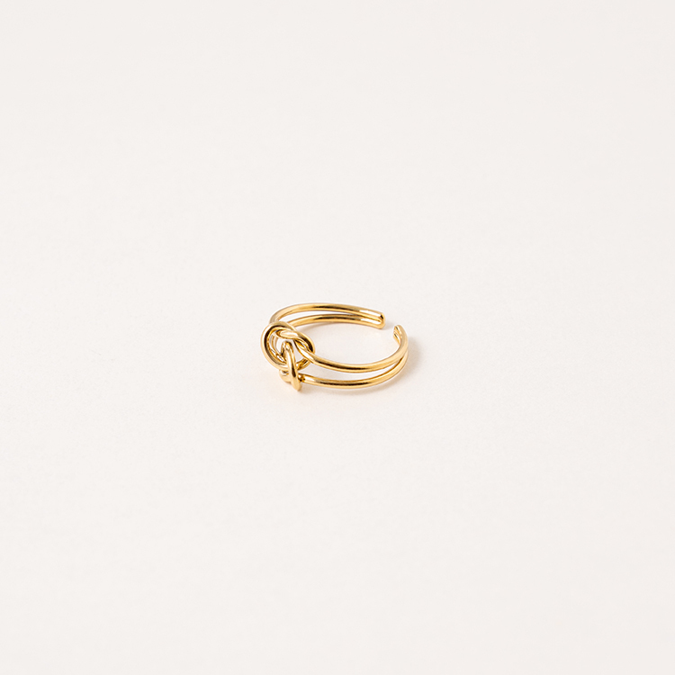 miramira純映｜雙環纏繞戒指A1245-金55783